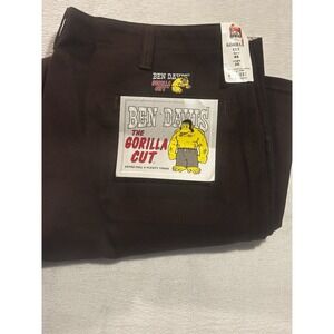 NEW Vintage Ben Davis Gorilla Cut Baggy Wide Leg 46X30 Brown Made In USA